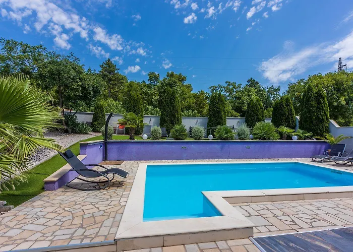 Vikendica Exklusives Mit Privatpool, Whirlpool, Meerblick, Billard, Tischtennis, Fitnessgeraete Crikvenica